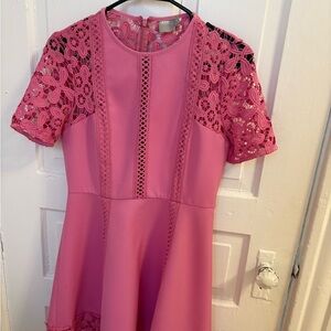 Pink Lace Dress